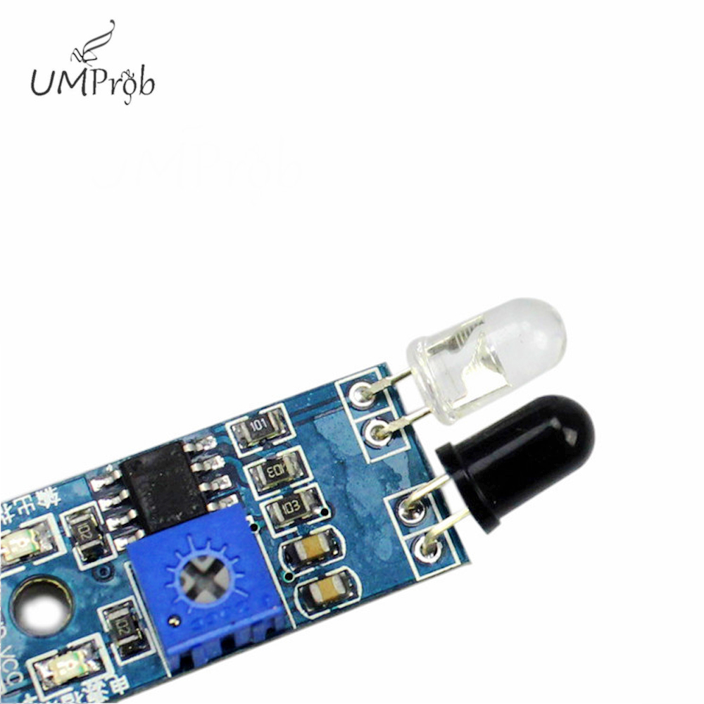 Diy Analog Electronics - おもちゃの車ロボット 3ピン 3.3-5V IR 赤外線障害物回避センサーモジュール DIYキット用