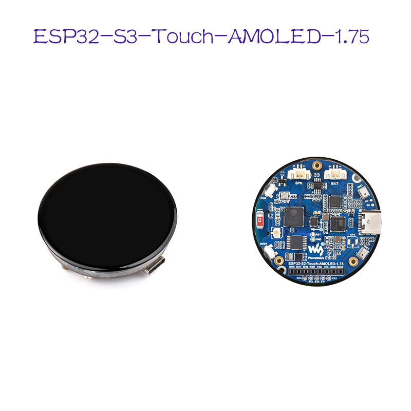 Diy Wearable Electronics - ESP32-S3 WiFi+BLE 5.0 開発キット 1.75 インチ