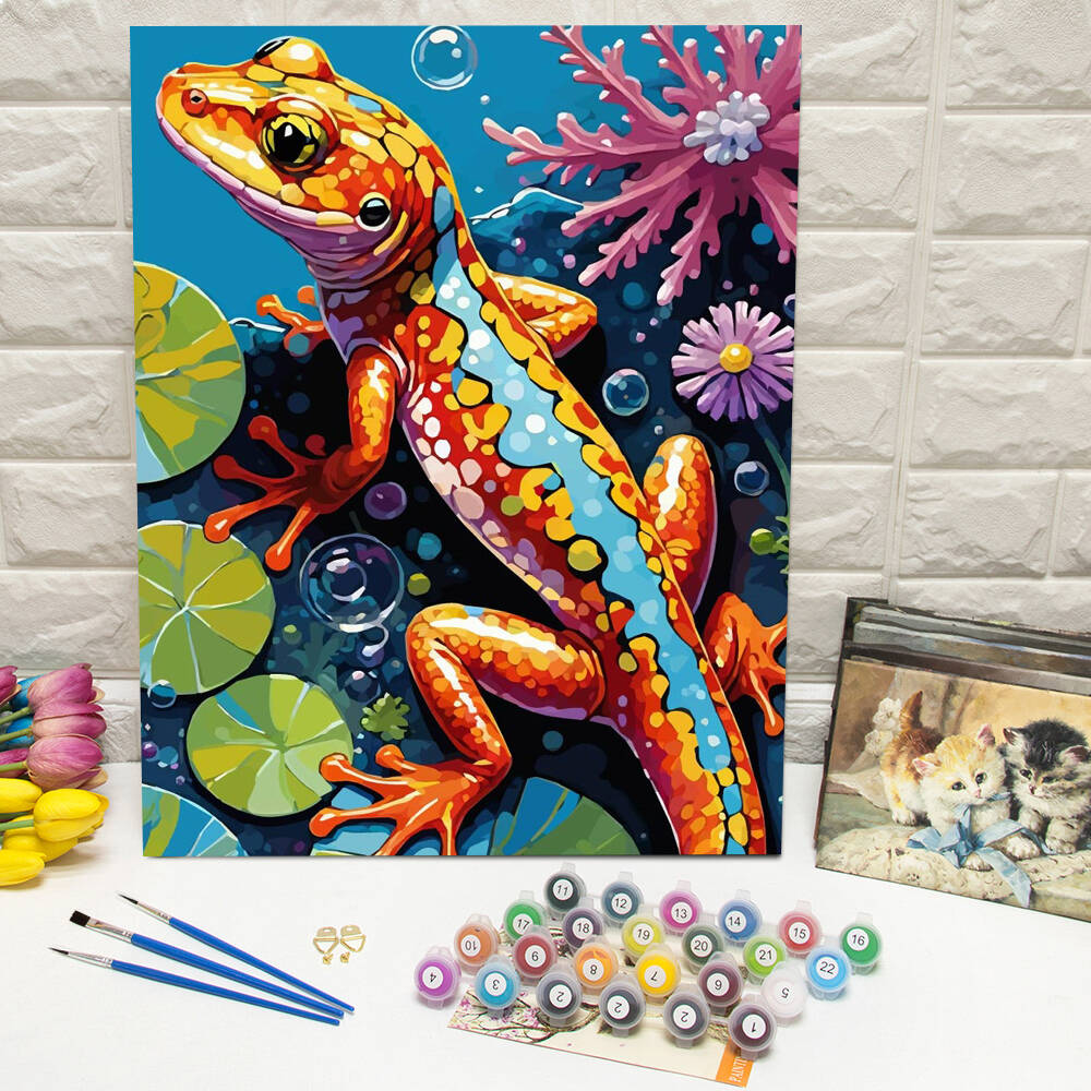 Diy Elektronik - 数字による油絵山の風景 DIY デジタル絵画家の木の風景写真アートクラフトキャンバス手描きギフト