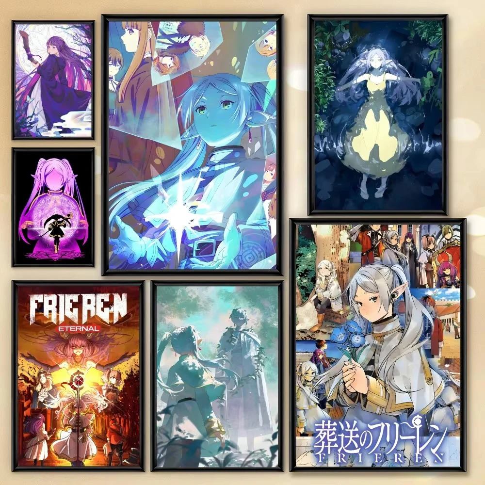Diy Elektronik - DIY数字油絵 アニメ フリーレン 数字塗り絵 アクリルキット ホームデコレーションギフト