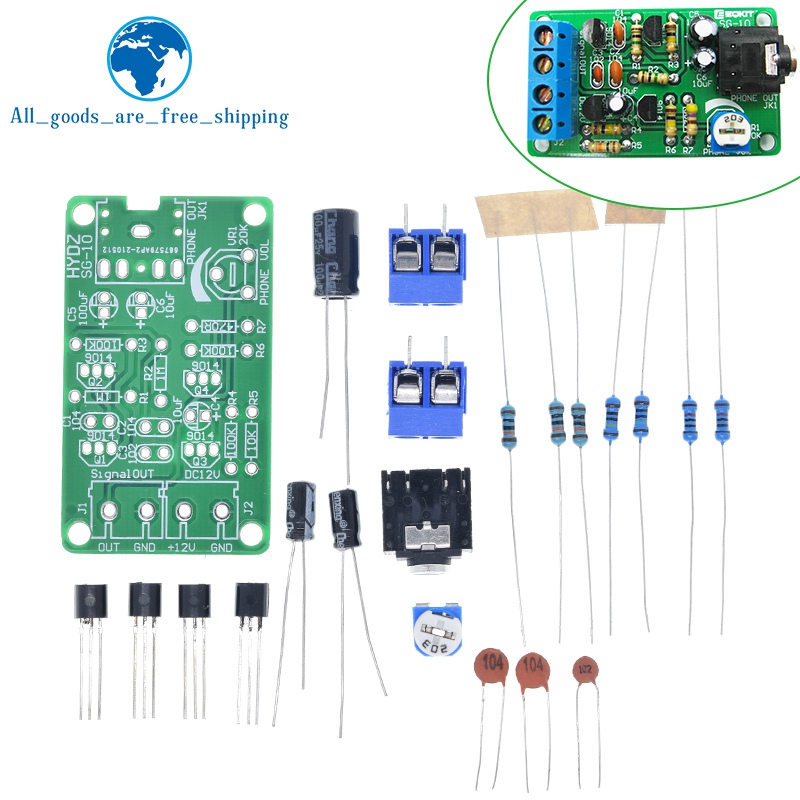 Diy Electronics Com - 1/3個入り ホワイトノイズ信号発生器 DIYキット 電子キット 2チャンネル出力 バーンインテスト/不眠症治療用