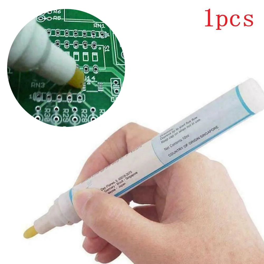 Flux Pen Electronics - 物理的にクリーニングするための10mlのはんだ付けペン,長さ135mm,1ユニット951/186