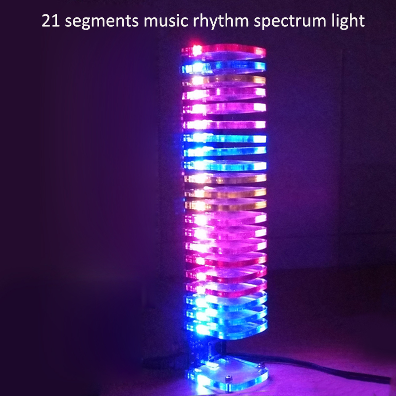 Diy Electronics Market - ソーラーライトキット,LED音楽照明キューブ,21セグメント,電子,クリエイティブなデザイン,市場照明