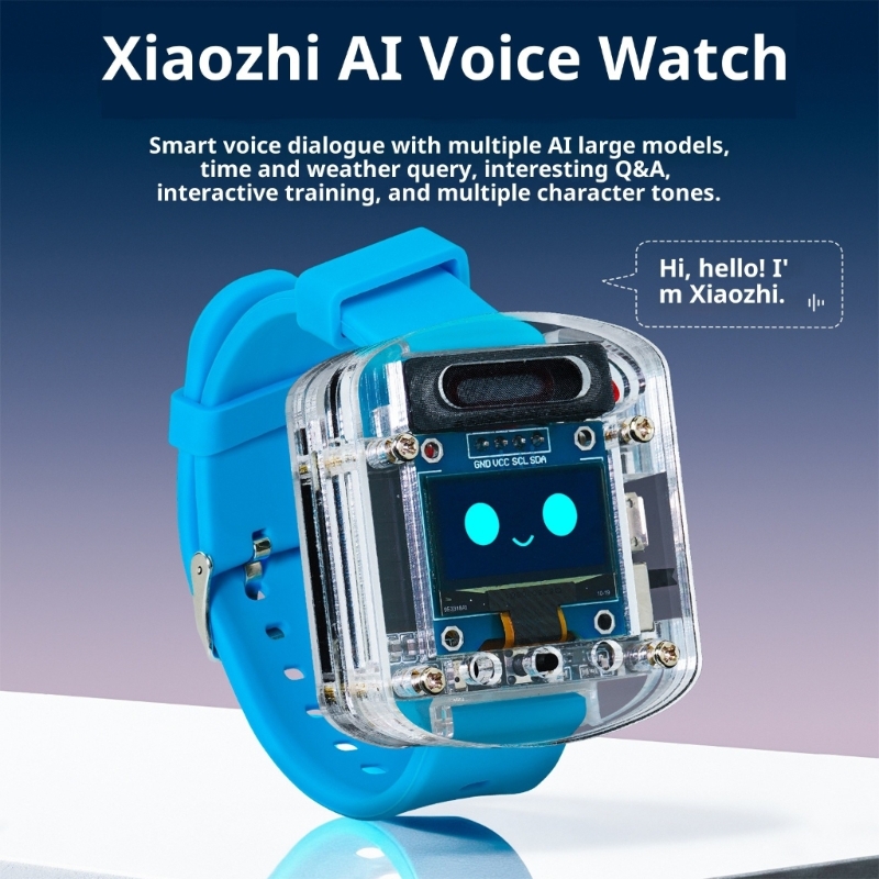 Diy Wearable Electronics - AI 音声コントロール時計キット充電式 DIY エレクトロニクス愛好家プロジェクト 896C