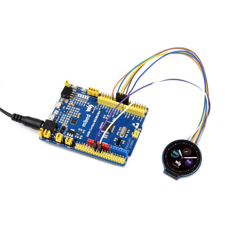 1.28インチ丸型TFT LCDモジュール 240x240解 - Diy Wearable Electronics のレビューと価格