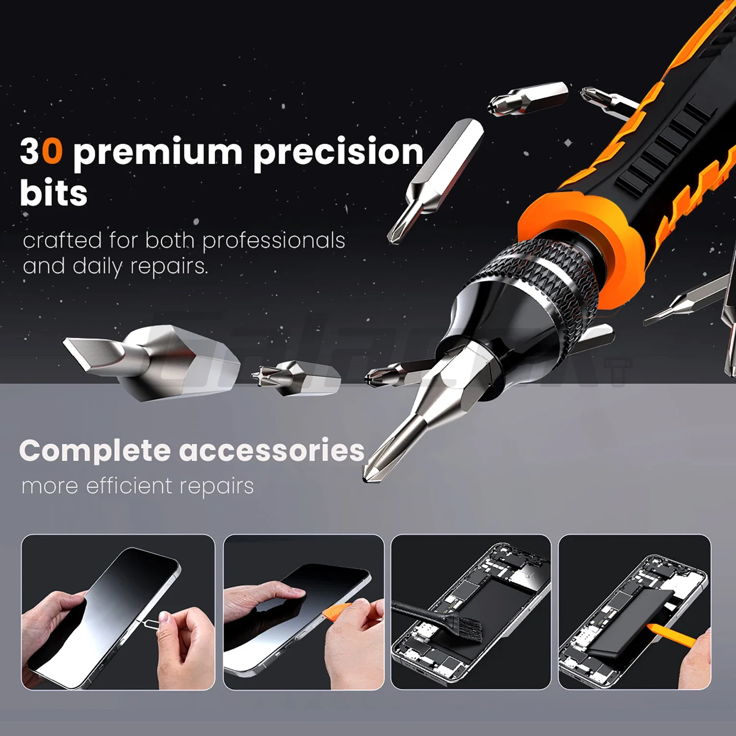 40 in 1電子修理用ドライバーセット、多機能DIYハンド - Diy Electronics Com のレビューと価格