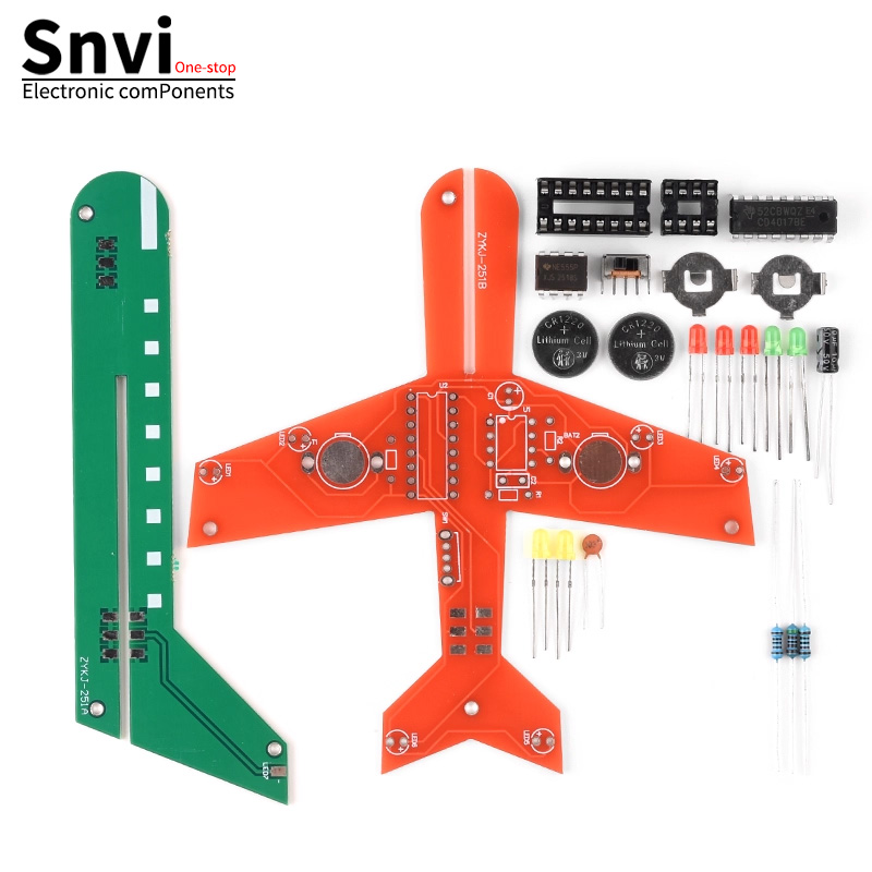 Snvi DIY LEDランニングライトキット 飛行機点滅回 - Diy Electronics Com のレビューと価格