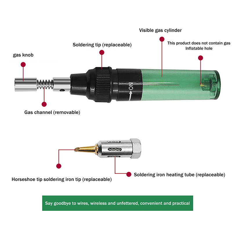 1PC プラスチックメタル 1300 ℃   ブタンはんだご - Flux Pen Electronics のレビューと価格
