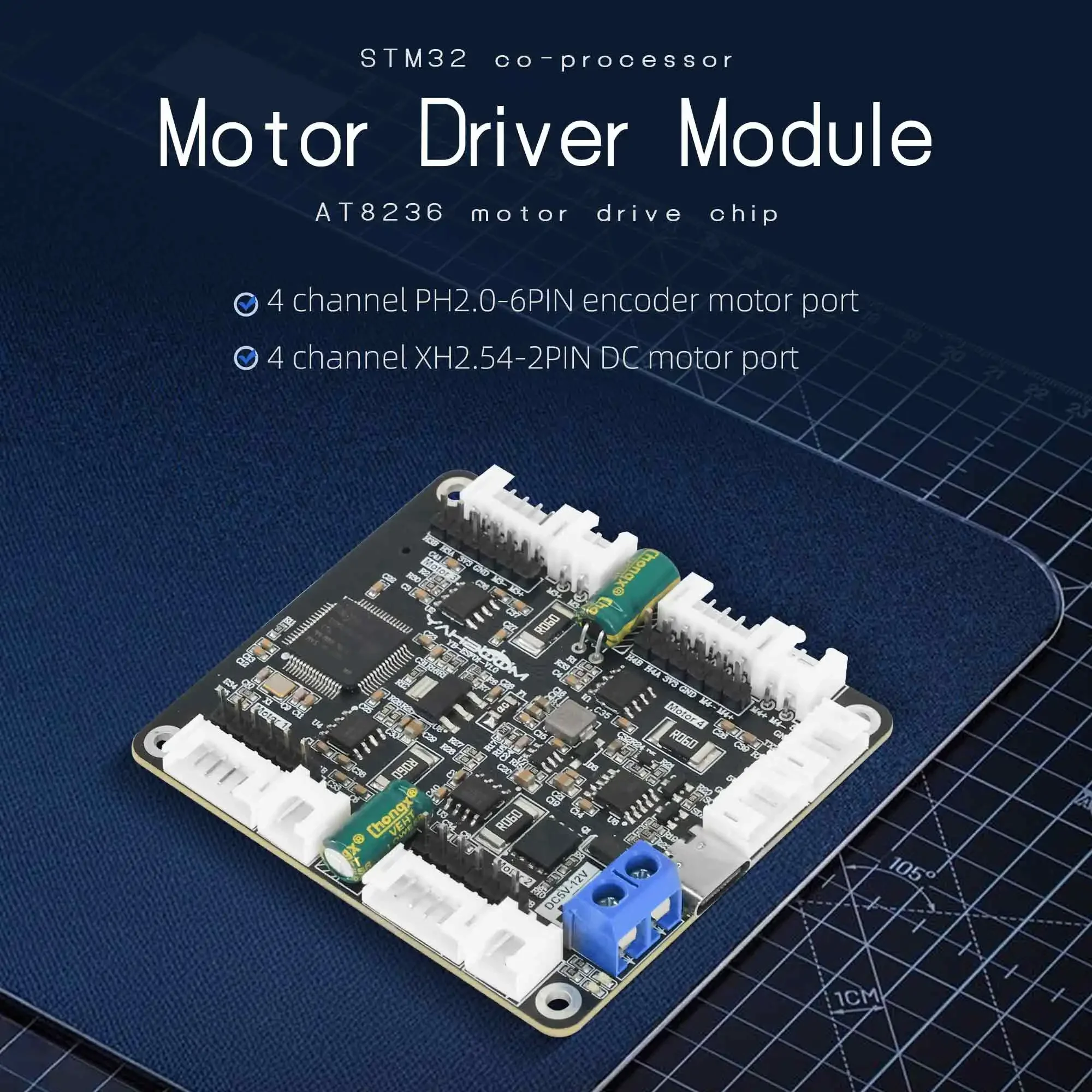 Yahboom 4チャンネルエンコーダモータードライバーモジ - Diy Electronic Modules のレビューと価格