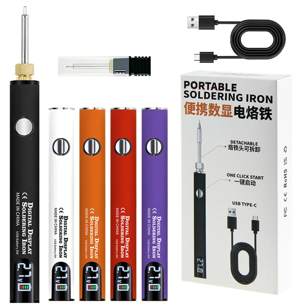 510 スマートはんだごてキット 電圧調整可能 USB 電源 - Flux Pen Electronics のレビューと価格