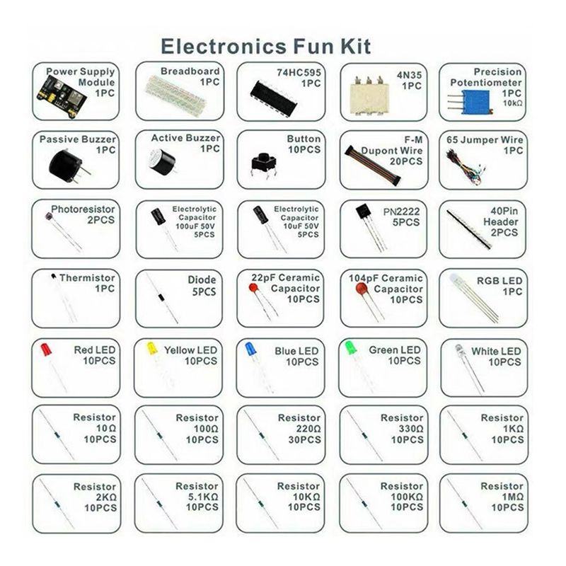T23C MB-102 DIYプロジェクトスターターキット  - Diy Electronics Components のレビューと価格