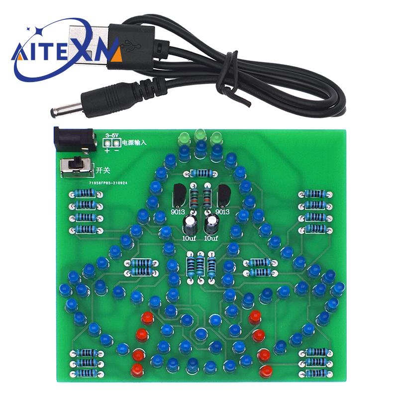 DC 3-5V DIY LED スイング風鈴電子キット振動風 - Diy Analog Electronics のレビューと価格