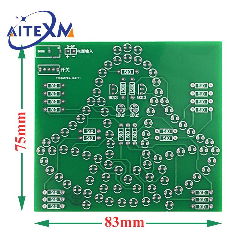DC 3-5V DIY LED スイング風鈴電子キット振動風 - Diy Analog Electronics のレビューと価格