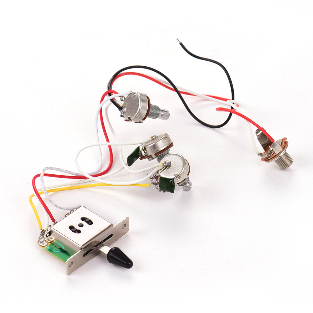 エレキギター配線ハーネスキット,1ボリューム,2トーン,1ジ - Diy Electric Guitar Electronics のレビューと価格
