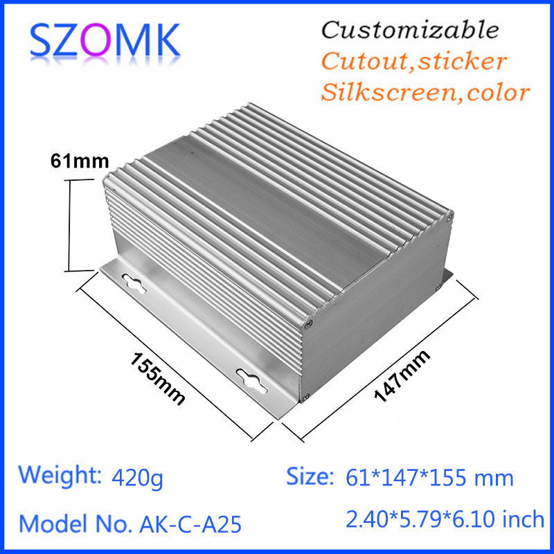 61*147*155mm 中国市場向け電子機器用アルミ筐体  - Diy Electronics Market のレビューと価格
