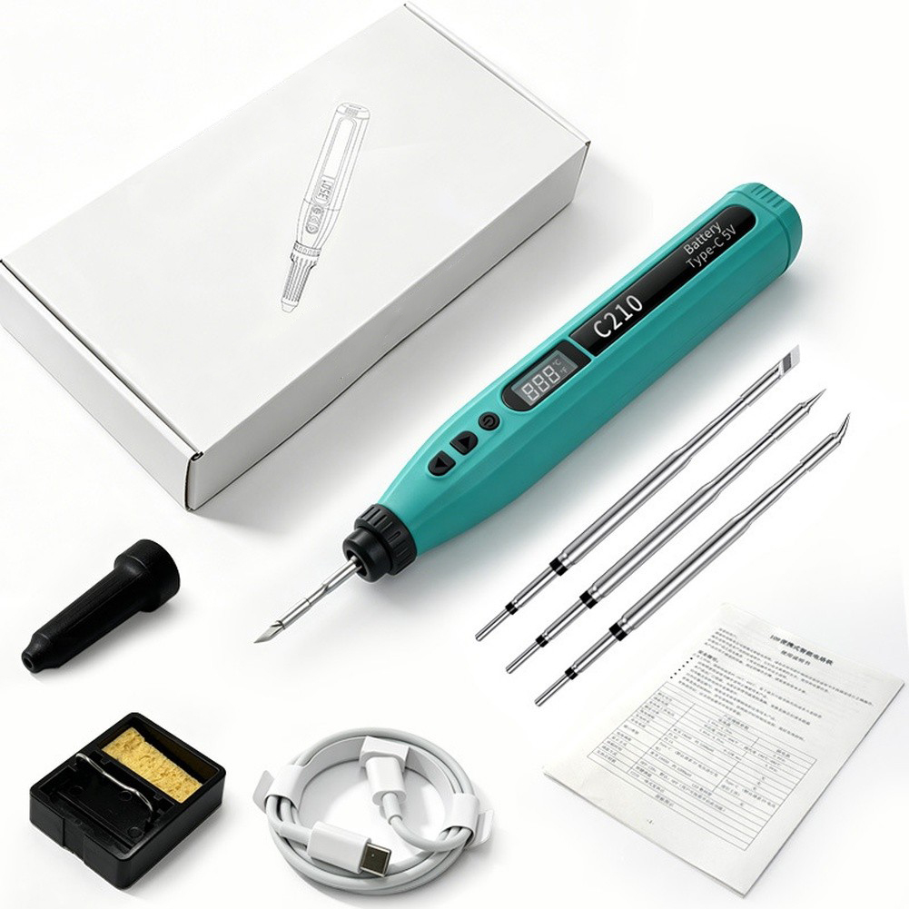 スマートデジタルUSBはんだごてセットポータブルワイヤレスデ - Diy Electronics Gadget のレビューと価格