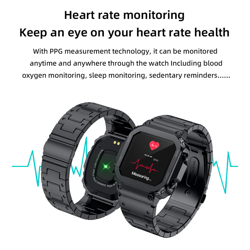 コネクテッドウォッチ,Bluetooth通話,男性用,ハイエ - Diy Wearable Electronics のレビューと価格