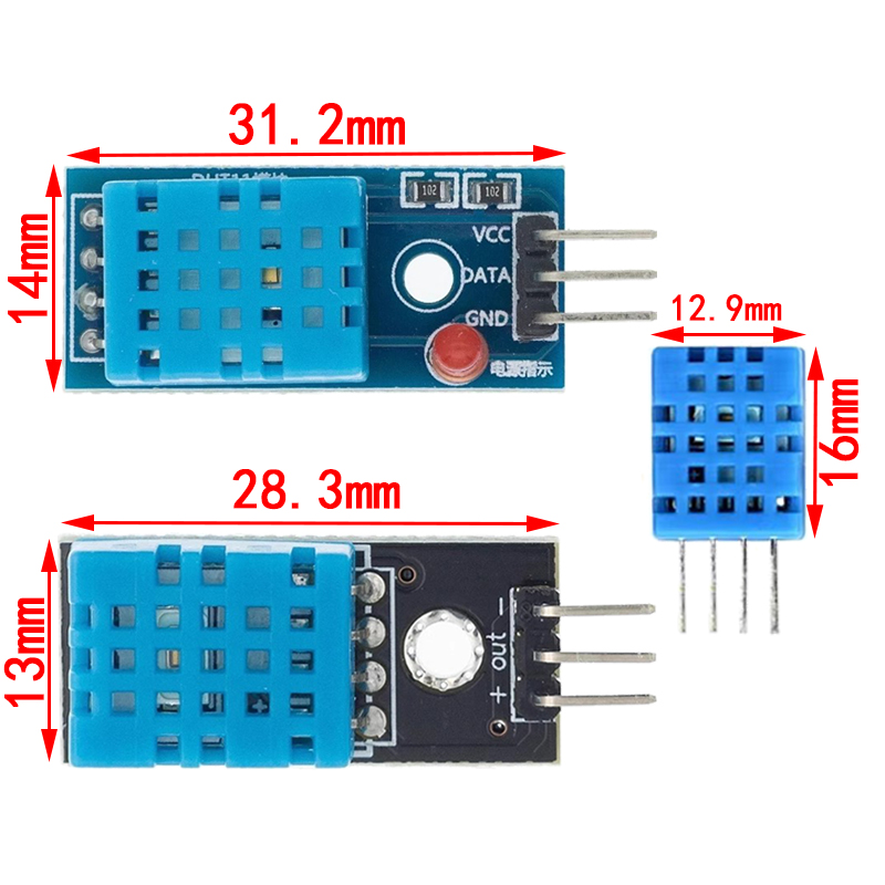 温度および湿度センサー,arduino用モジュール,電子,d - Diy Analog Electronics のレビューと価格