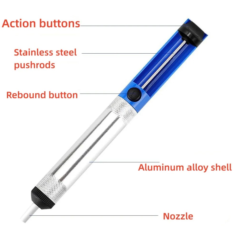アルミはんだ除去ポンプ真空錫除去ペンはんだ除去メッシュ編組テ - Flux Pen Electronics のレビューと価格