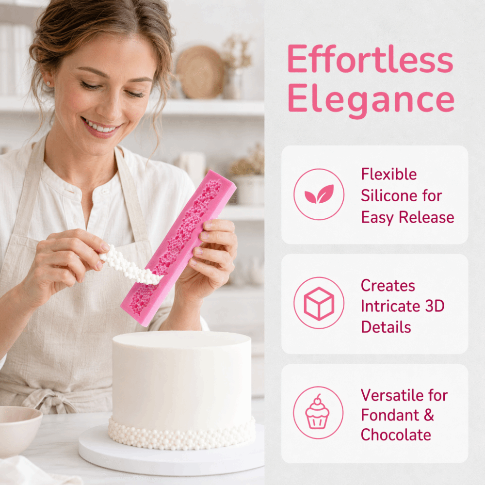 耐久性のある食品グレードのフォンダン型、耐熱性、簡単に取り出 - Diy Electronics Components のレビューと価格