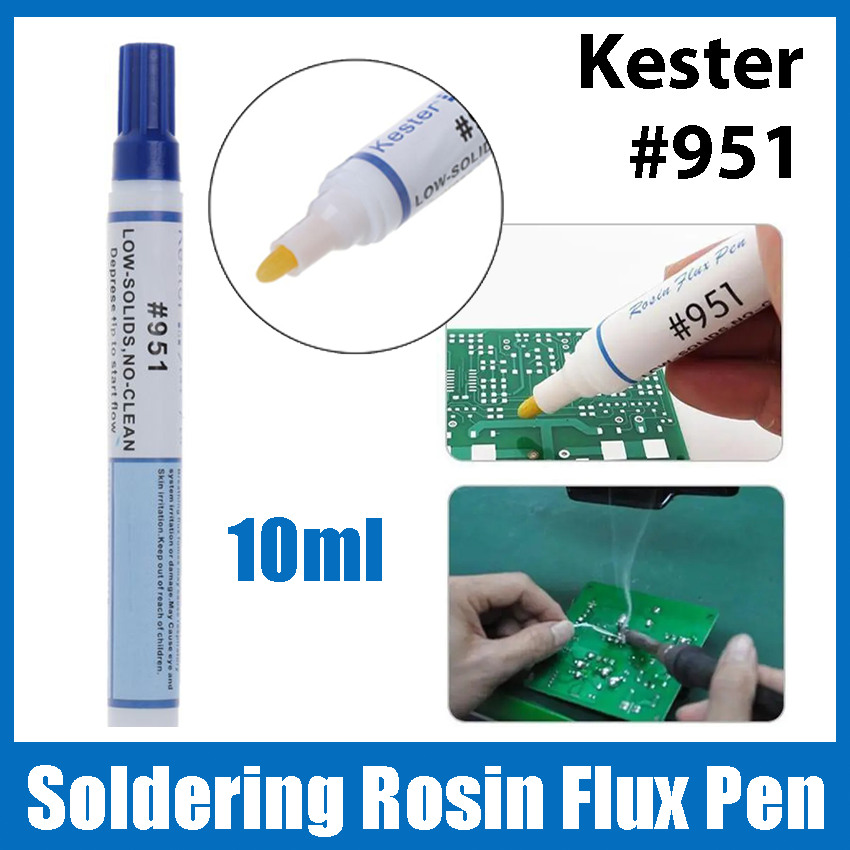 10 ミリリットルはんだロジンフラックスペン 951 低固体 - Flux Pen Electronics のレビューと価格