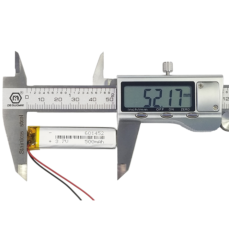 コンパクトな3.7V 500mAhリチウムイオン電池6014 - Diy Wearable Electronics のレビューと価格