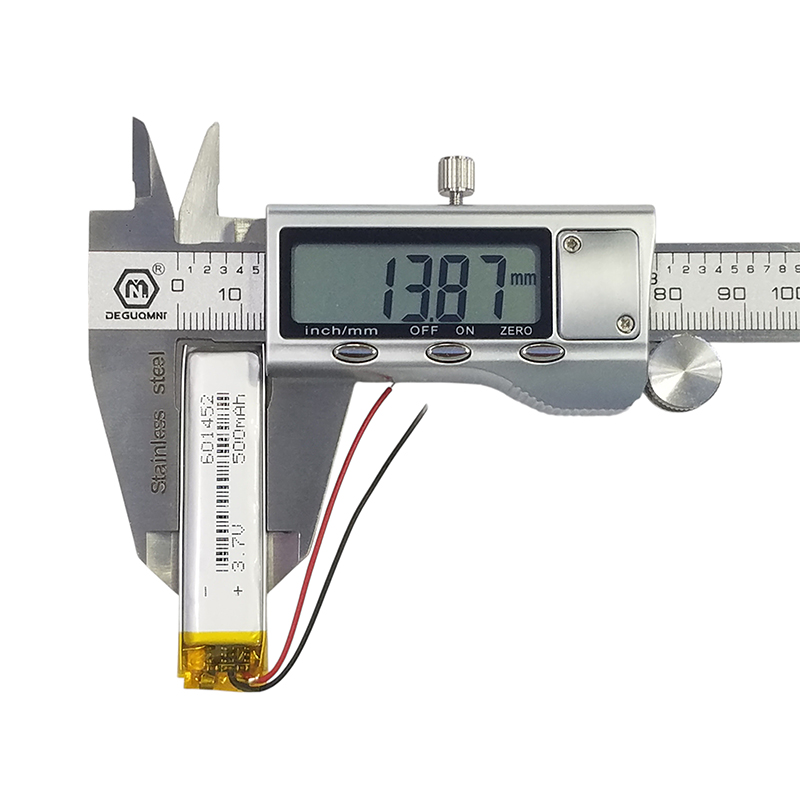 コンパクトな3.7V 500mAhリチウムイオン電池6014 - Diy Wearable Electronics のレビューと価格