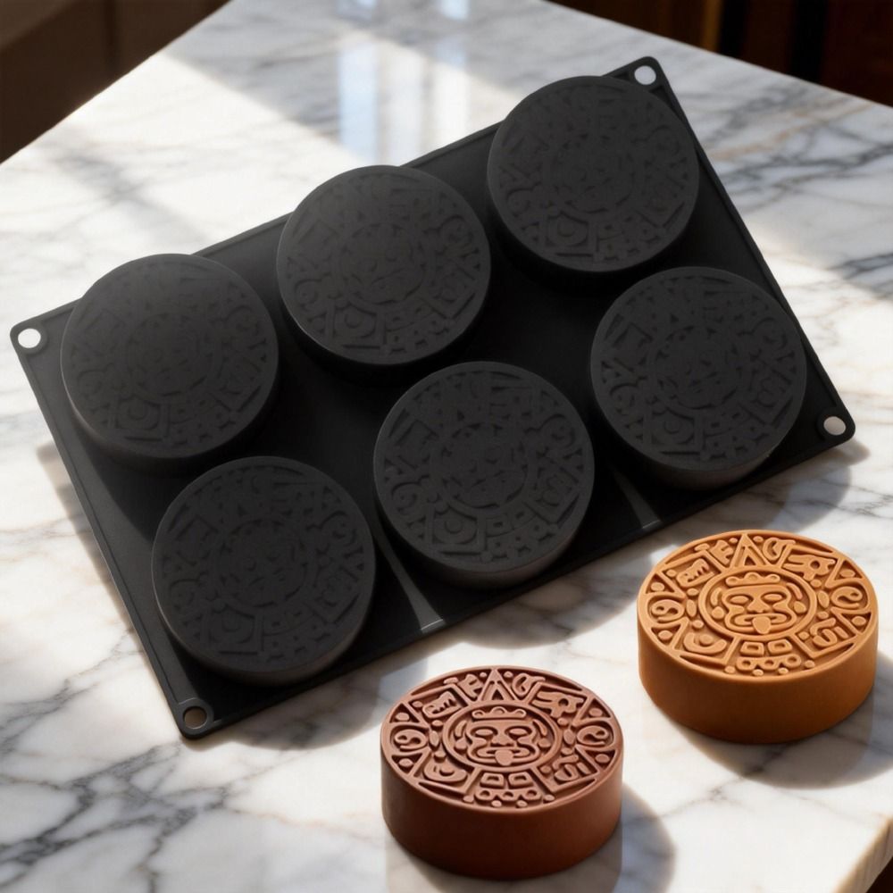 6つの空洞を持つトーテムケーキ型、食品グレードシリコン製耐熱 - Diy Electronics Components のレビューと価格