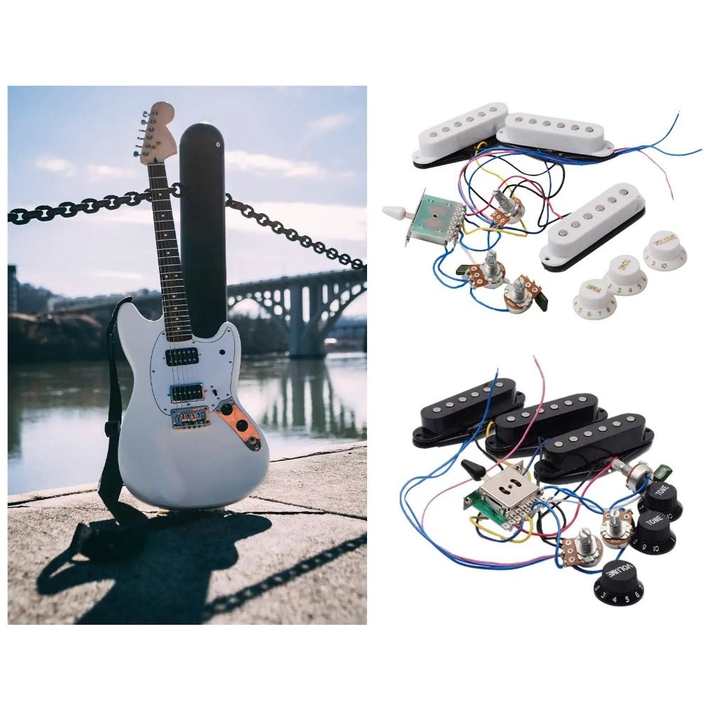 5 ウェイスイッチエレキギターピックアップツートーンワンボリ - Diy Electric Guitar Electronics のレビューと価格