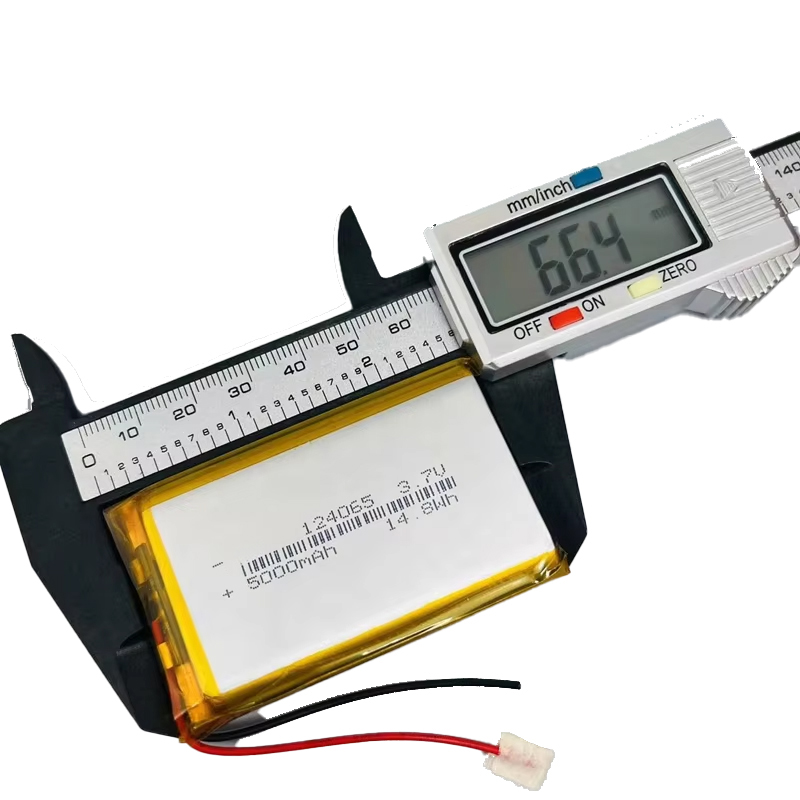 124065 3.7V 5000mAh充電式リチウムイオン電 - Diy Wearable Electronics のレビューと価格