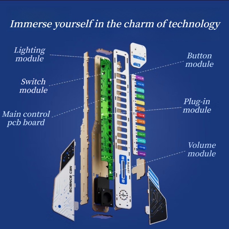 DIY ストリングレスエレキギターキット子供科学技術教育玩具 - Diy Electric Guitar Electronics のレビューと価格