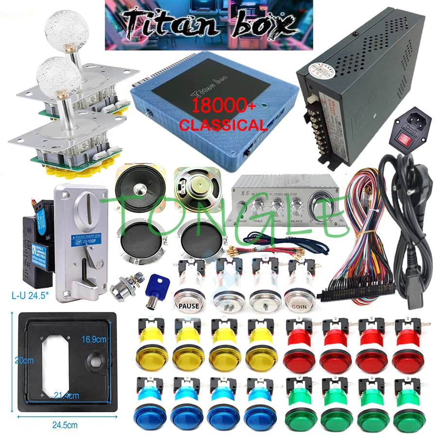 DIYアーケードマシンキャビネット,LEDプッシュボタン,タ - Diy Electronics Game のレビューと価格