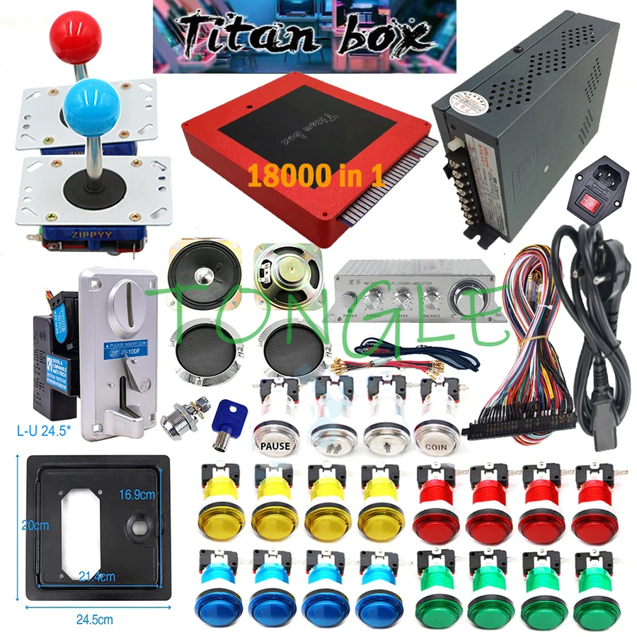 DIYアーケードマシンキャビネット,LEDプッシュボタン,タ - Diy Electronics Game のレビューと価格