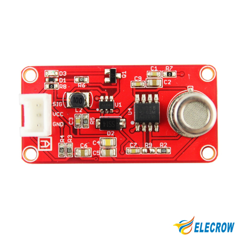 Elecrowクラウンテールエアセンサー危険ガス検知クランプ - Diy Analog Electronics のレビューと価格