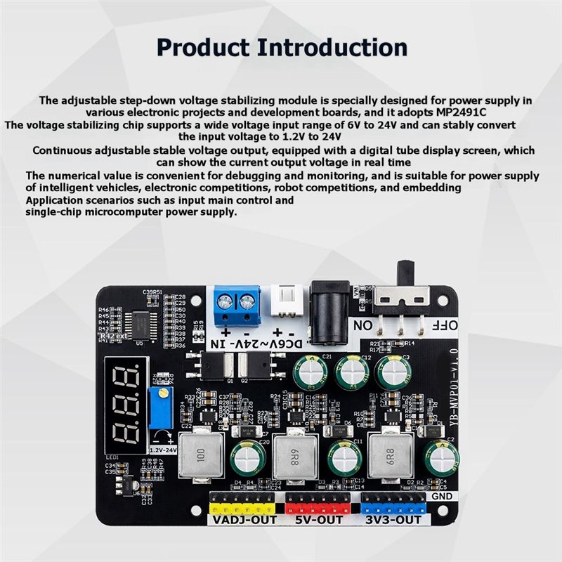B92B-電圧レギュレータモジュール 6-24V から 3. - Diy Electronic Modules のレビューと価格