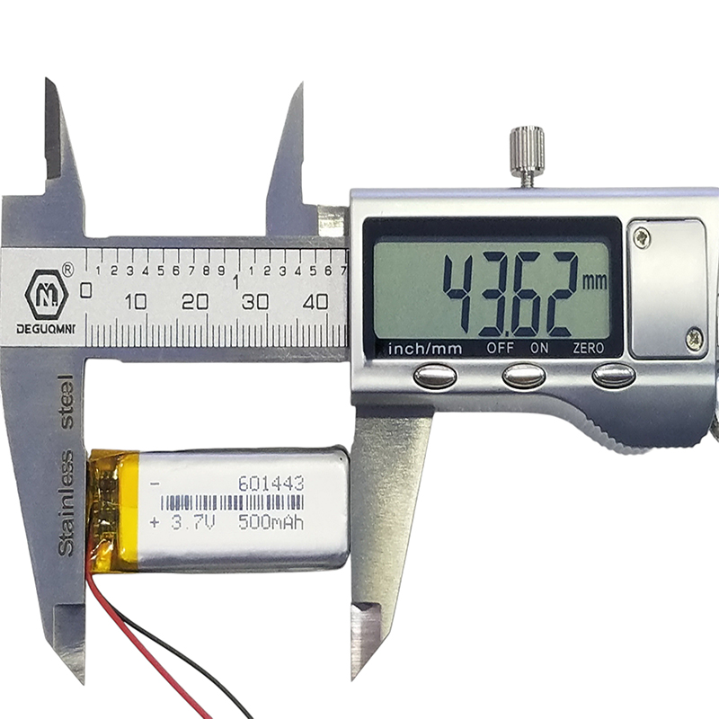 コンパクトな3.7V 500mAhリチウムイオン電池6014 - Diy Wearable Electronics のレビューと価格