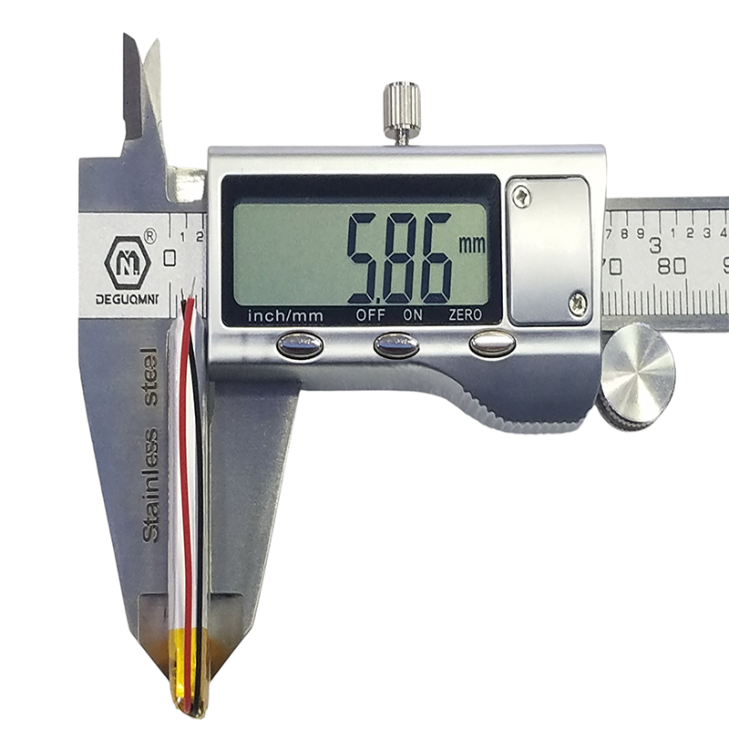コンパクトな3.7V 500mAhリチウムイオン電池6014 - Diy Wearable Electronics のレビューと価格
